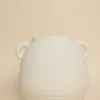 Flo's Home Double Handle White Textured 18cm Small Urn
