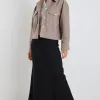 Among the Brave Driver Taupe Boucle Trucker Jacket