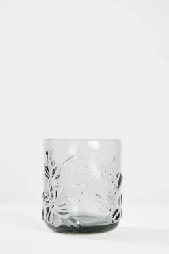 Nel Lusso Dusk Grey Rainforest Glass Each