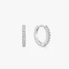 Ania Haie Ear Edit Silver Small Hoop Earrings