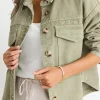 Among the Brave Echo Khaki Patch Pocket Denim Jacket