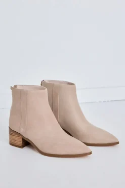 Nude Edith Mushroom Burnished Low Boot
