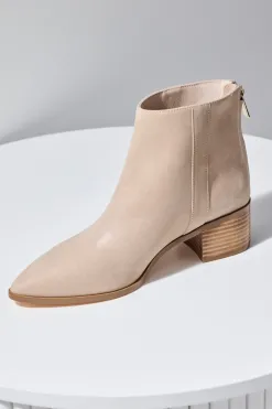 Nude Edith Mushroom Burnished Low Boot