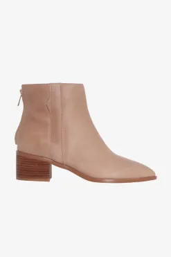 Nude Edith Mushroom Burnished Low Boot