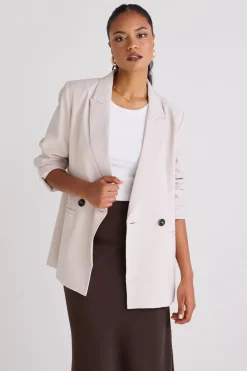 Among the Brave Effortless Bone Soft Touch Blazer
