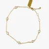 Love Lunamei Elara Mother Of Pearl 18k EOL Gold Plate Bracelet