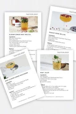 Tasteology Elderflower + Rose Cocktail Kit