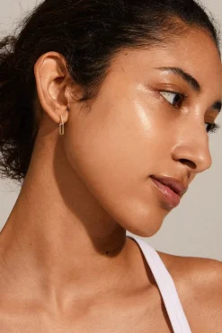 Pilgrim Elise Linked Earrings Gold Plated with Crystal