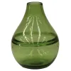 CC Interiors Emerald Green Handblown Glass Vase