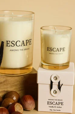 Among the Brave Escape Vanilla Amber 60g Soy Candle