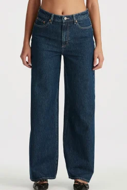 Lee Essential Blue Rinse Mid Relaxed Wide Leg Jean
