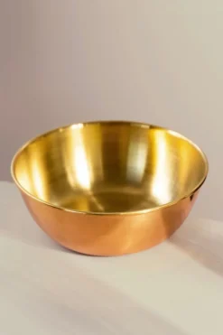 Stray Willow Face Mask Gold Mixing Bowl