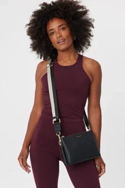 Saben Feature Black + Silver Bag Strap