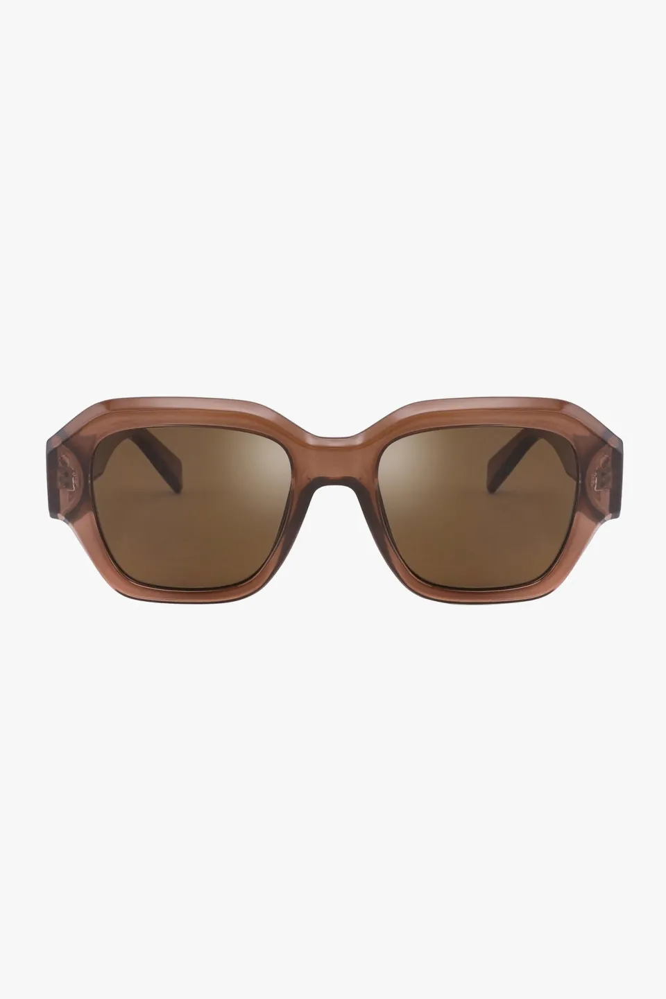 Reality Eyewear Fellini Chocolate Eco Square Sunglasses