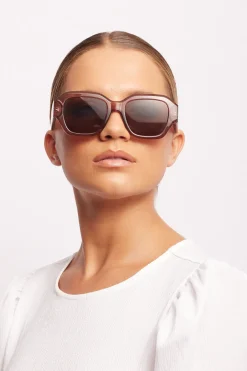 Reality Eyewear Fellini Chocolate Eco Square Sunglasses