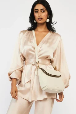 Saben Fifi Alabaster Crossbody Bag