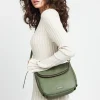 Saben FiFi Cactus Leather Shoulder Bag