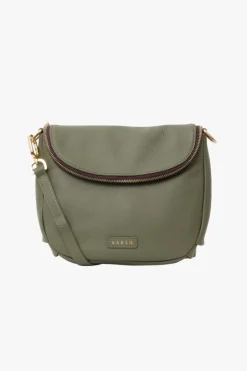 Saben FiFi Cactus Leather Shoulder Bag