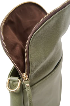 Saben FiFi Cactus Leather Shoulder Bag
