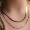 Silver Linings Filigree Gold Chain Necklace