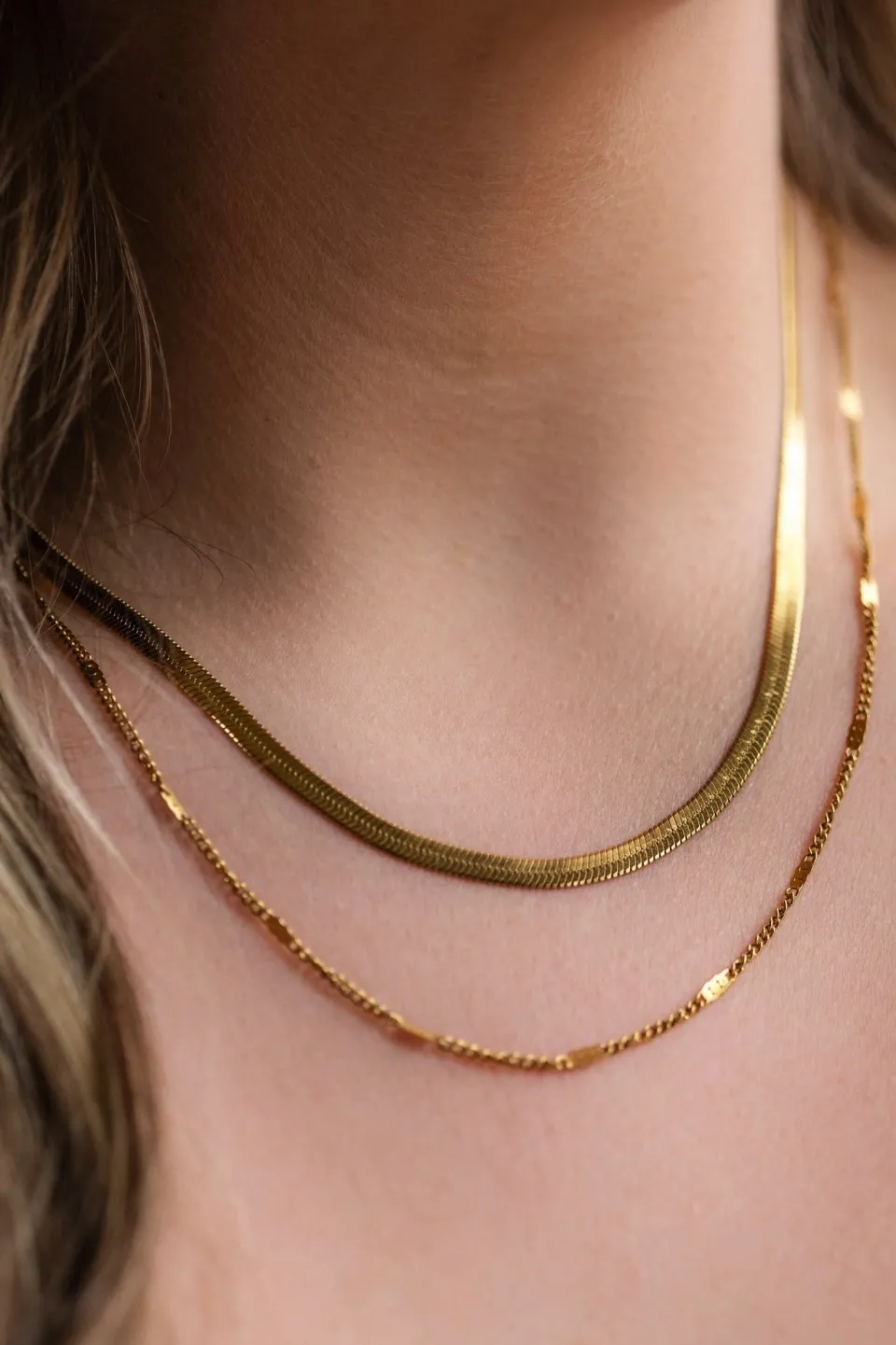 Silver Linings Filigree Gold Chain Necklace