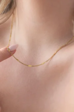 Silver Linings Filigree Gold Chain Necklace