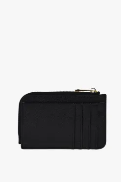 Peta + Jain Fitz Black Pebble Vegan Leather Card Holder
