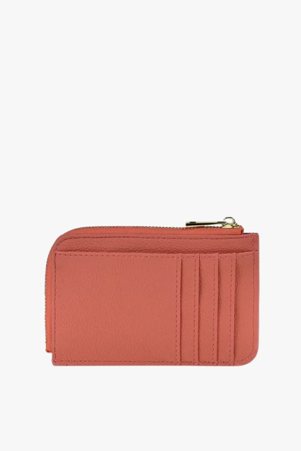 Peta + Jain Fitz Coral Pebble Vegan Leather Card Holder