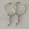 Sophie Flashy Sleeper Earrings Silver