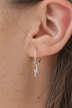 Sophie Flashy Sleeper Earrings Silver