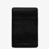 Status Anxiety Flip Two Sided Black Wallet Cardholder