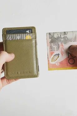 Status Anxiety Flip Two Sided Black Wallet Cardholder