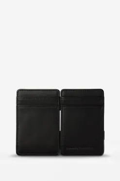 Status Anxiety Flip Two Sided Black Wallet Cardholder