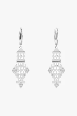 Silver Linings Florence Silver Pendant Earrings