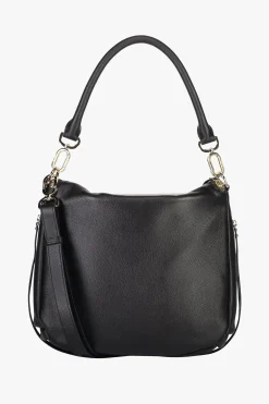 Saben Frankie Fold Over Black Shoulder Bag