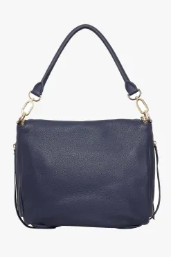 Saben Frankie Fold Over Midnight Blue Shoulder Bag