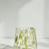 Coast to Coast Freckle Olive 7x10cm Glass Tumbler