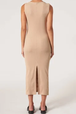 Neuw Frenchie Oat 90s Maxi Dress