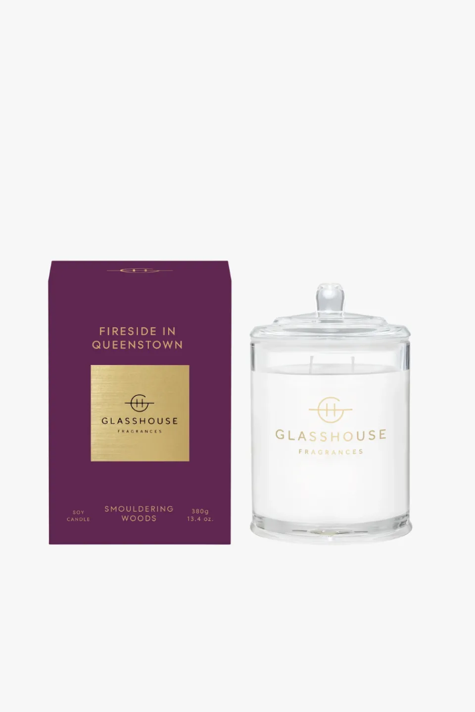 Glasshouse 380g Triple Scented Fireside in Queenstown Candle