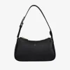 Peta + Jain Gabi Black Vegan Leather Gold Hardware Shoulder Bag