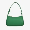 Peta + Jain Gabi Green Vegan Leather Gold Hardware Shoulder Bag