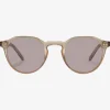 Le Specs Galavant Whiskey Round Mocha Lens Sunglasses