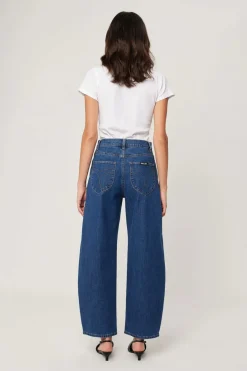 Rollas Gigi Forever Blue Mid Barrel Jean