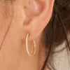 Ania Haie Glam Rock Gold Large Hoop Earrings