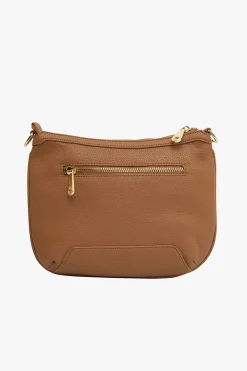 Elms+King Glendale Taupe Crossbody Bag with Chain