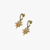 Lindi Kingi Goddess Charm Gold Sleeper EOL Earrings