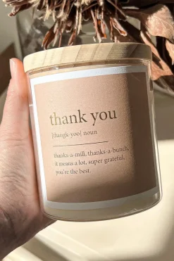 The Commonfolk Collective Goldie Thank You Biarritz Dictionary 600g Candle