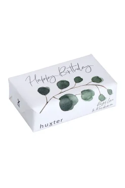 Huxter Happy Birthday Green Leaves Basil Lime + Mandarin Soap