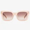 Sito Harlow Cream Rosewood Gradient Lens Sunglasses