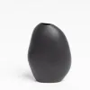 NED Collections Harmie Pod Black Vase Small 10x9cm